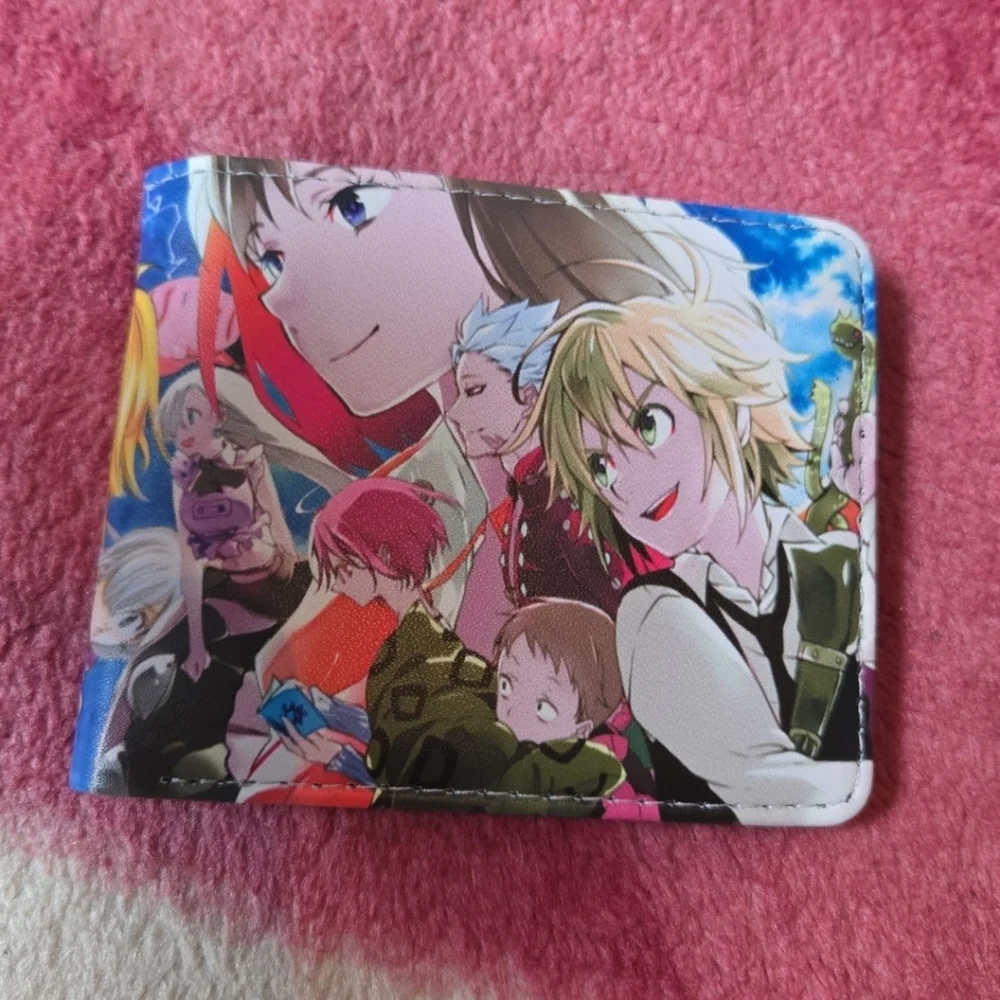 New seven deadly sins anime manga leather wallet